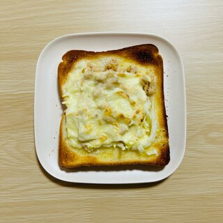 トースト♡ツナ・キャベツ・チーズ